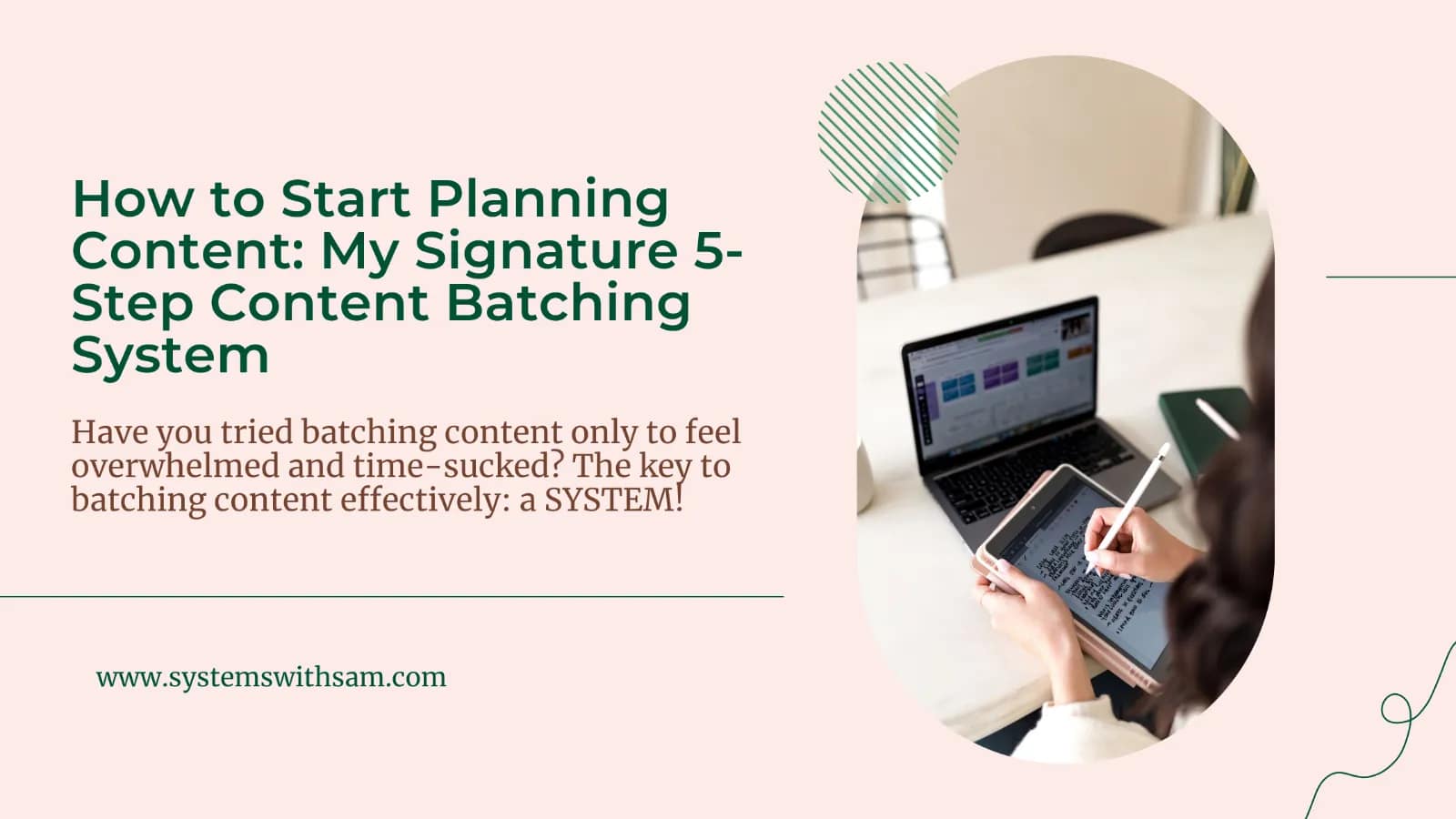 How to Start Planning Content: My 5-Step Content Batching System
